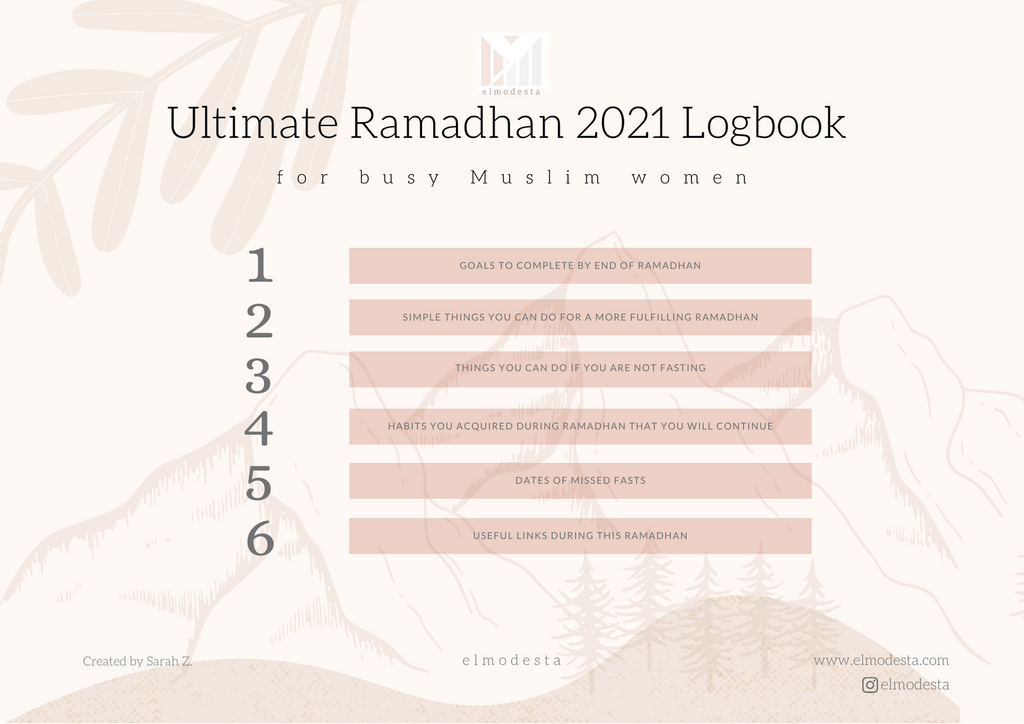 18 Ways for a more fulfilling Ramadhan - Incl. FREE Ramadhan 2021 Logbook!