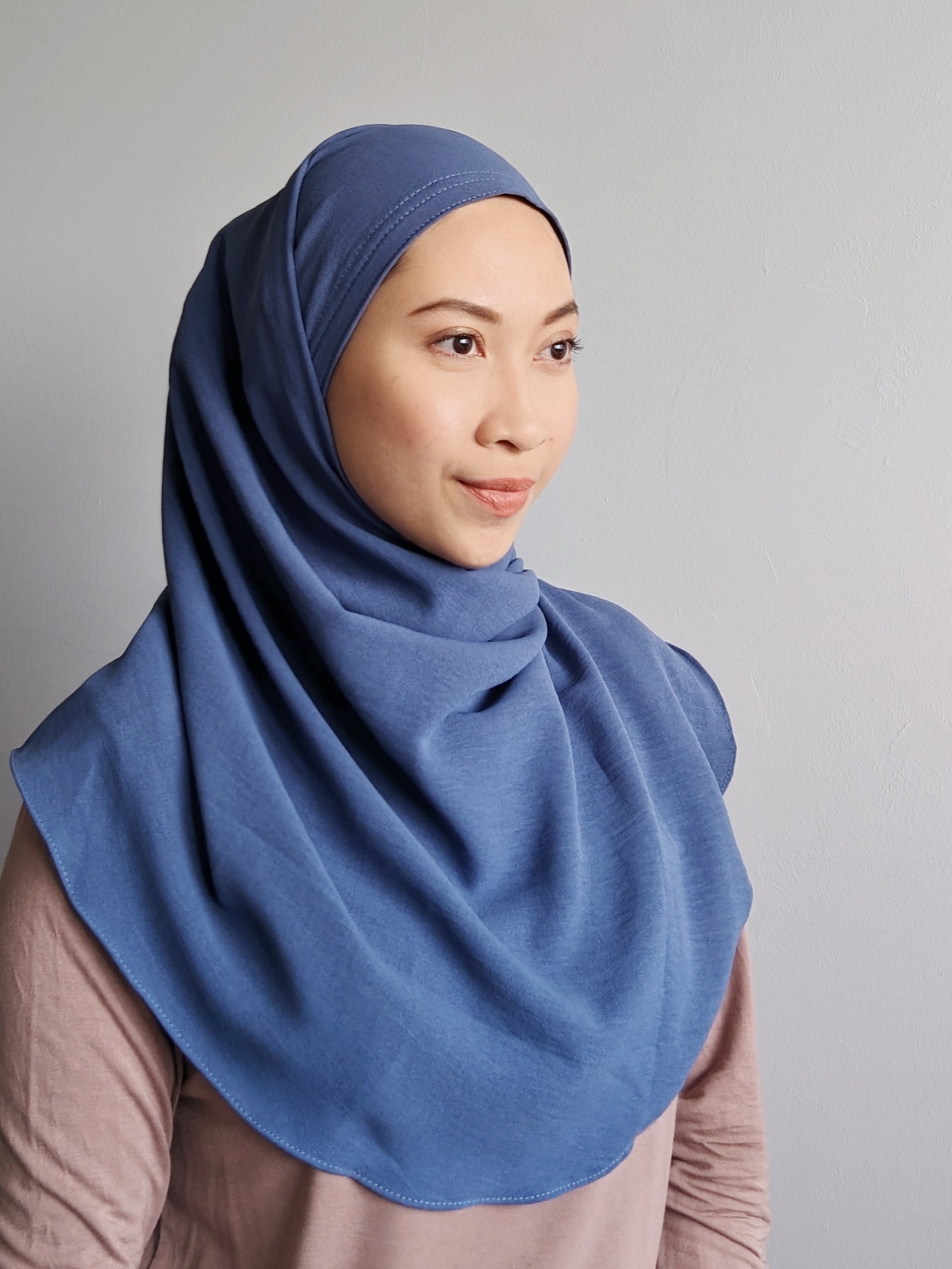 simple quick and easy hijab