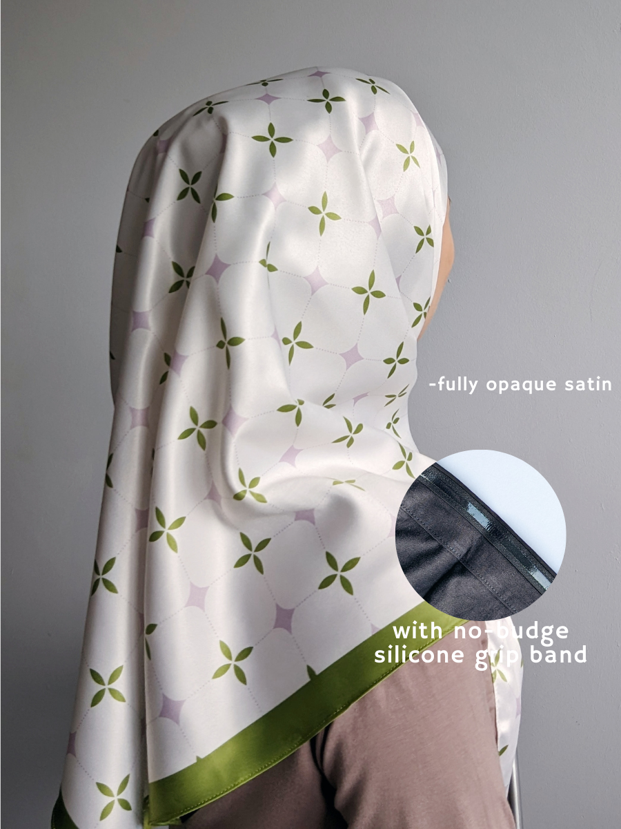 Floret Bawal Instant Satin Hijab Prints