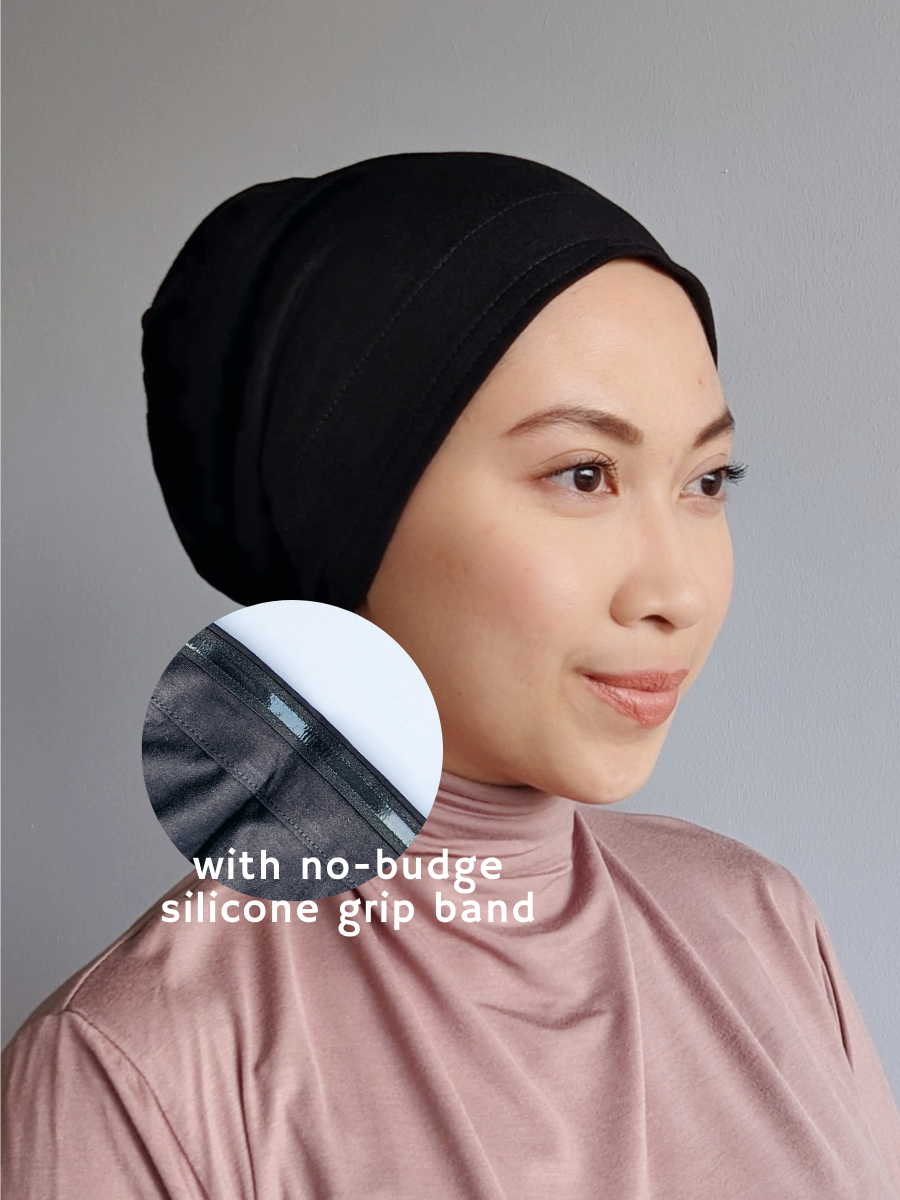 Inner Gripper - Non-Slip Underscarf with Ear Slits