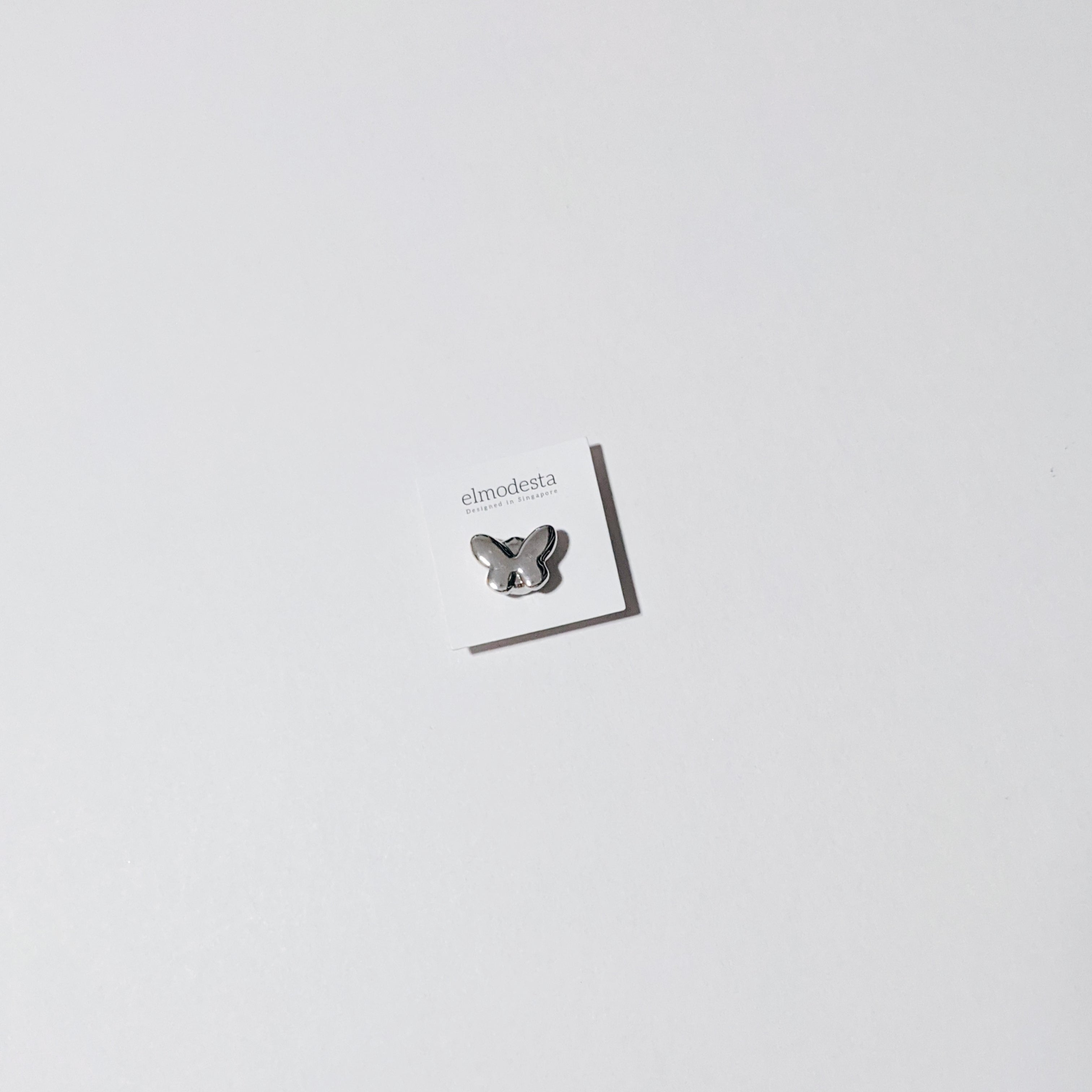 silver butterfly pin